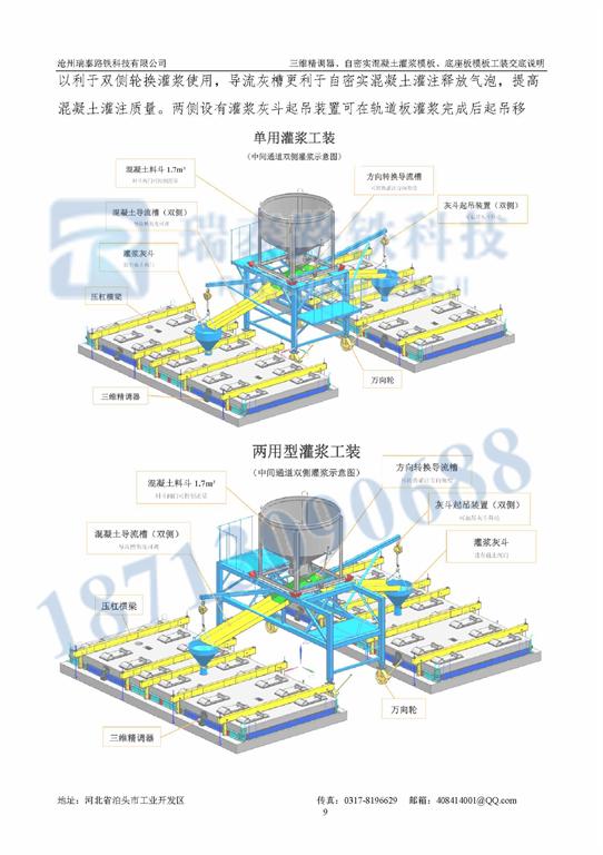 CRTS-Ⅲ型板式无砟轨道模板、工装说明